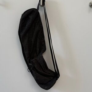 Lululemon Yoga Mat Black Sling Bag